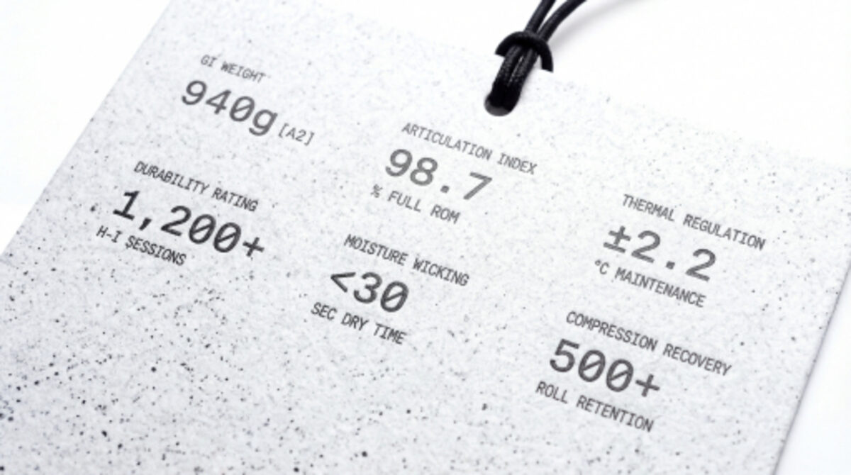 Performance spec tag